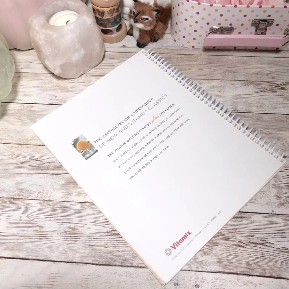 Vitamix Getting Started Plus Spiralbound Cookbook Book 2012 Blending Recipes